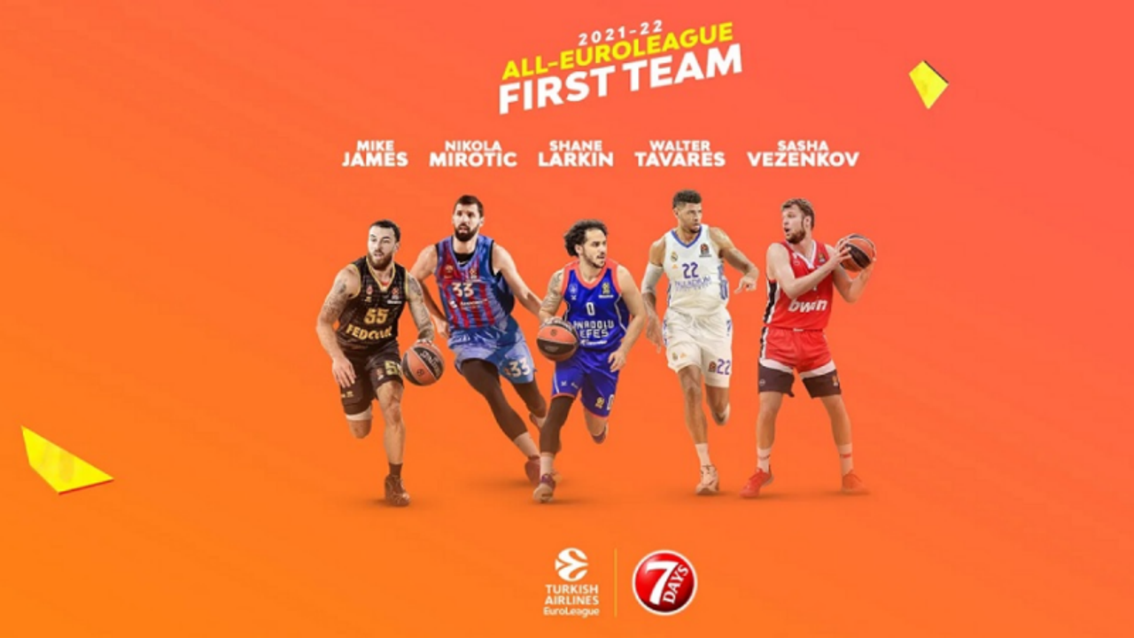 2021-22 All-EuroLeague İlk Takım Kadrosu Açıklandı